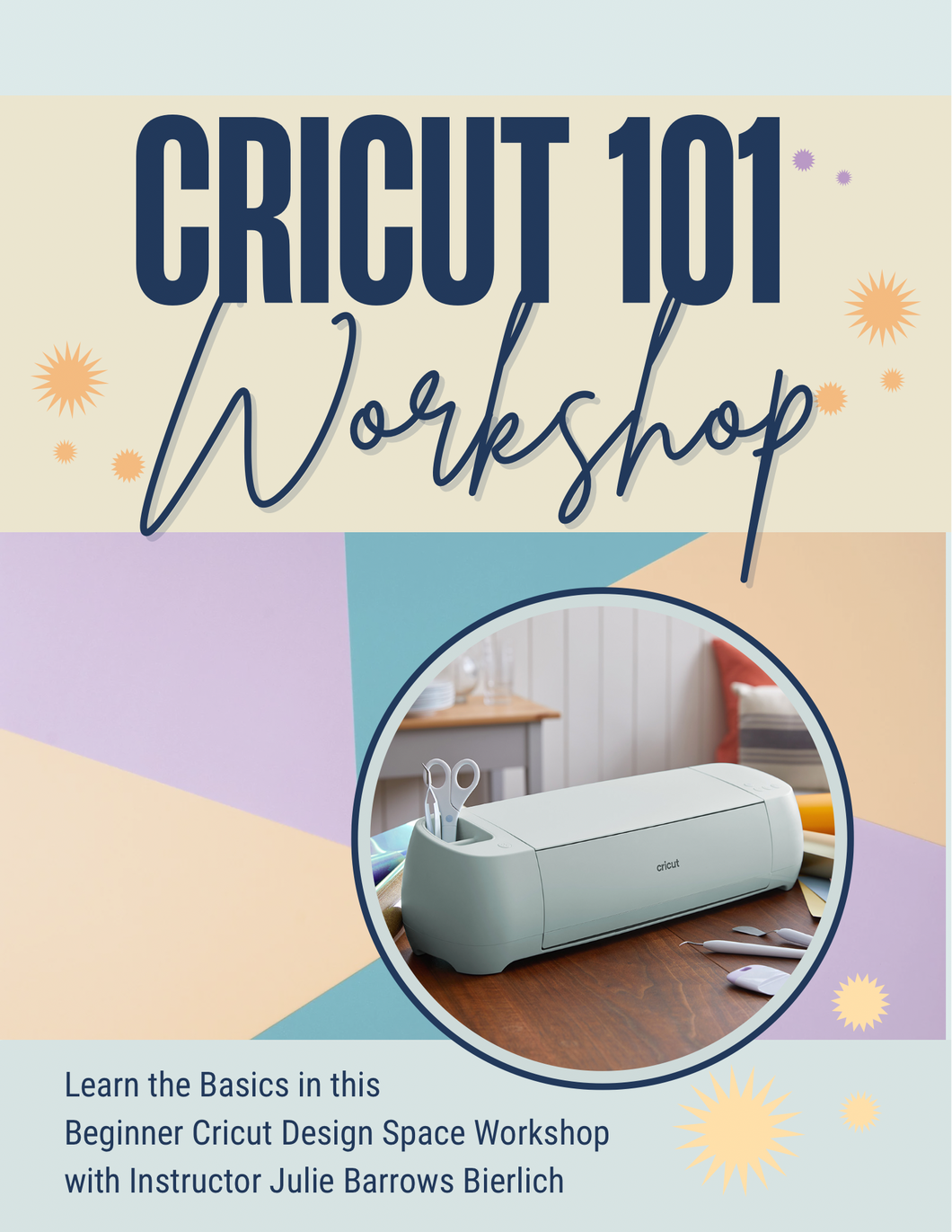 Cricut 101 Workshop January 13th at 6pm