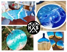 Resin Open Pour Workshop October 24th at 5pm & 6pm