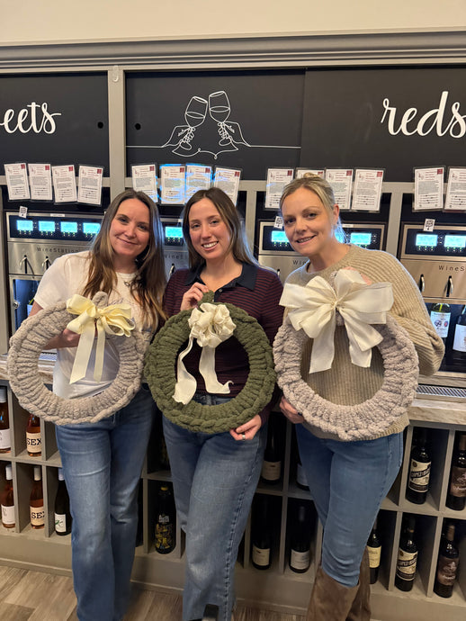 Winter Knit Wreath at Uva Winebar Plymouth November 2nd at 6pm