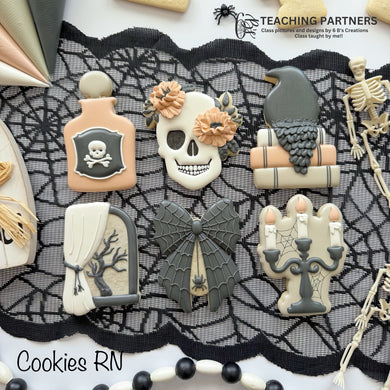 Spooky Intermediate Cookie Decorating Workshop October 25th at 4pm