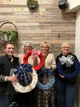 Winter Knit Wreath at Uva Winebar Plymouth November 2nd at 6pm