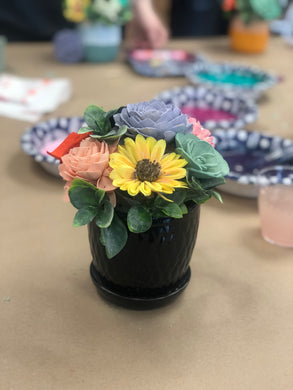 Wood Flower Workshop at Uva Winebar March 16th at 6pm